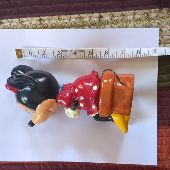 Vintage 1968 DISNEY* Minute Mouse coin back complete w/ original rubber stopper - Picture 5 of 17